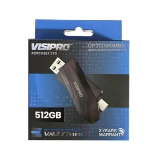 SSD PORTABLE VISIPRO VAULT 512 GB